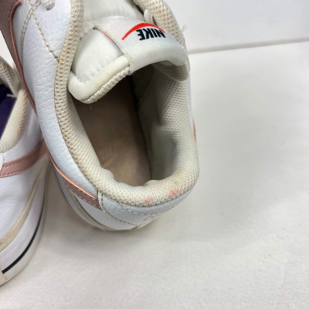 GUC Nike Court Legacy White Rose Whisper Sneaker Woman's Size 9 - Picture 12 of 13
